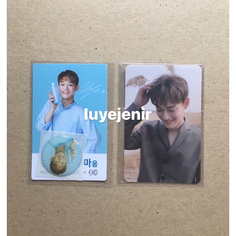 [ Take all di gambar ] Photocard pc kihno aaf april and flower ilalang chen + natrep exo toner biru