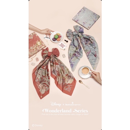 Wonderland Series by Buttonscarves x Disney