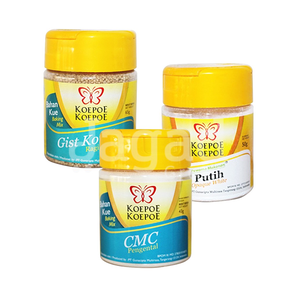 

Koepoe Koepoe CMC / Gist Korels / Opaque White (Pewarna Putih)