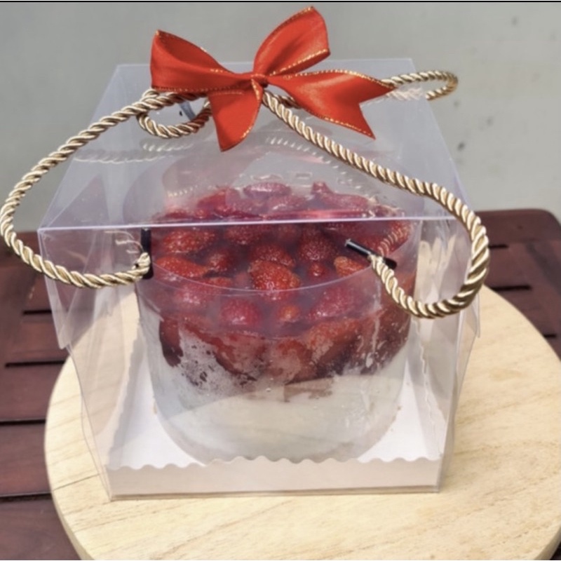 

box mika kue handle tali / box hampers lebaran(minimal 5 pcs)