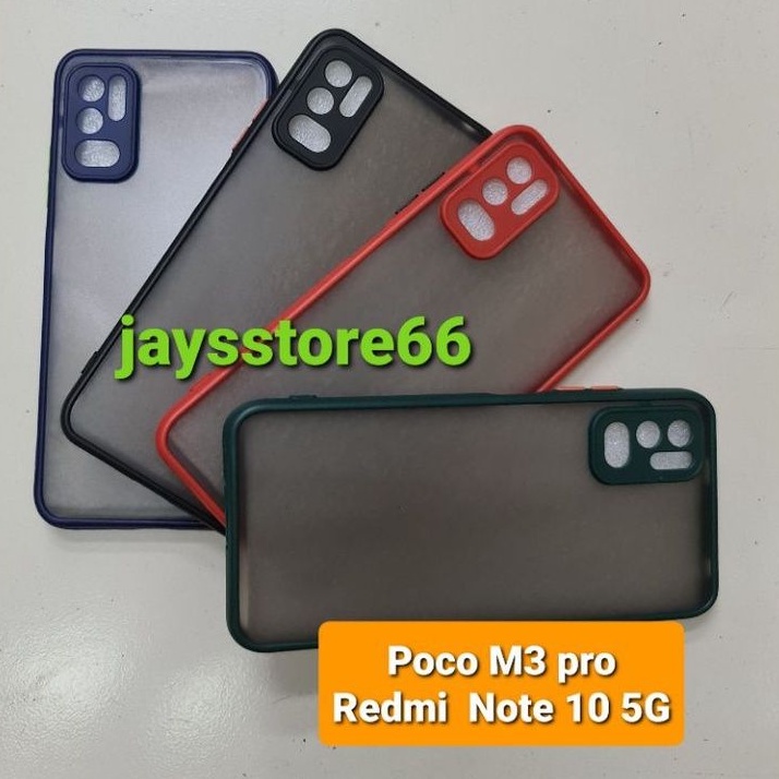 Silikon Case Dove My Choice Redmi Note 10 5G / Poco M3 pro Pelindung Kamera