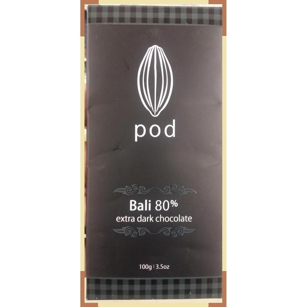 

POD | extra dark chocolate | 100 gram |