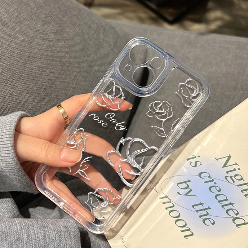 Case Bahan Akrilik TPU Transparan Tahan Banting Untuk iPhone 11 Pro Max 13 Pro 12 Pro XS Max XR X 8 Plus 7 Plus SE 2020 2022