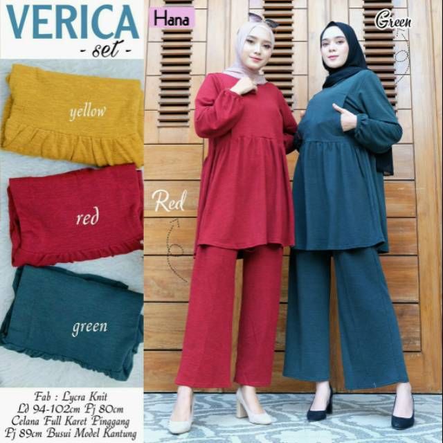 SET LYCRA KNIT // VERICA SET BY HANA