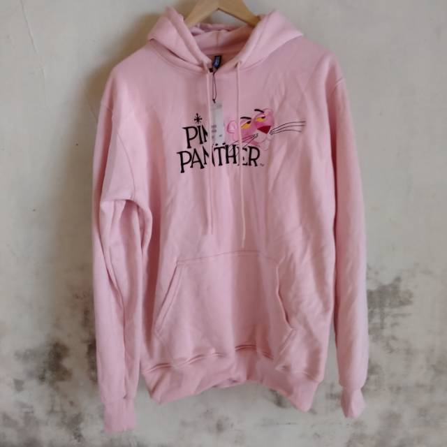 pink panther hoodie h&m