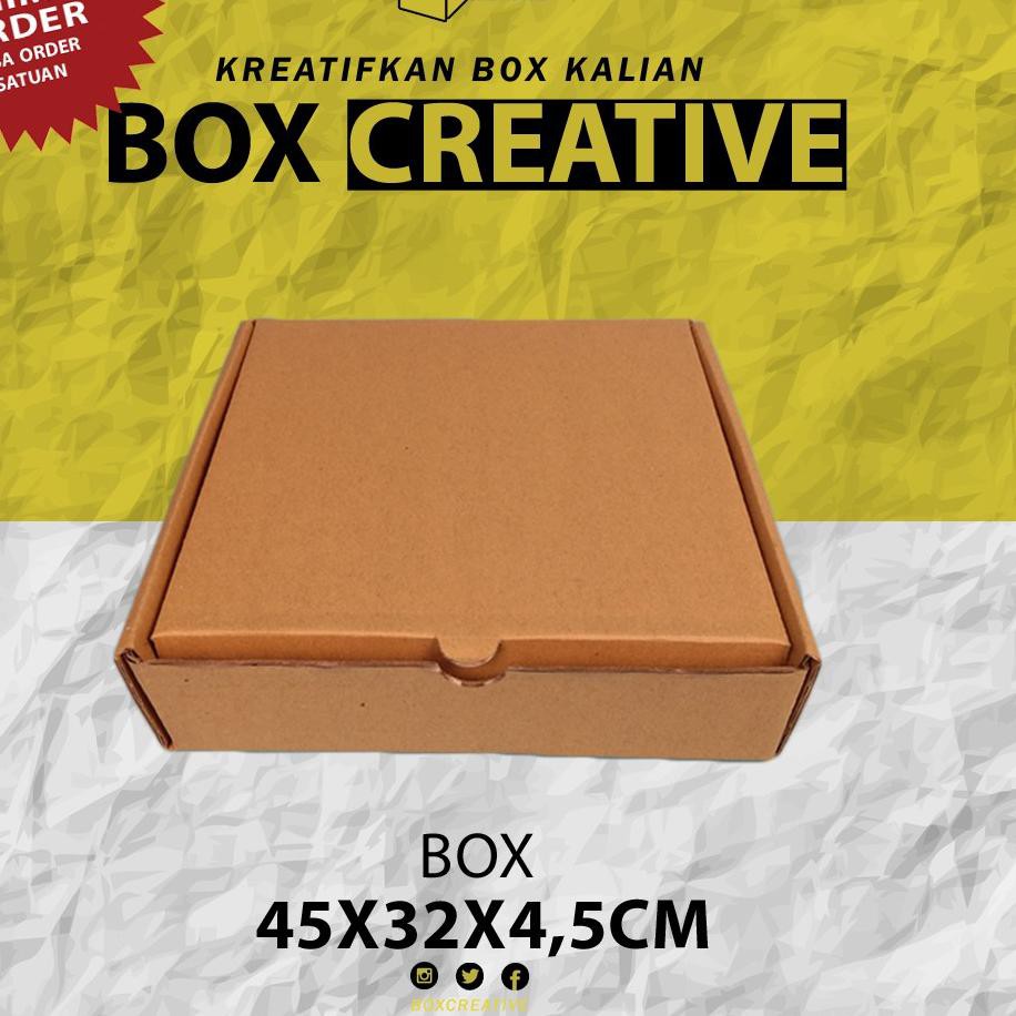 

[READY JKT] Box Packaging / Kardus Packing / Box Hampers / Packaging Box - BOX CREATIVE( size 45 x 3