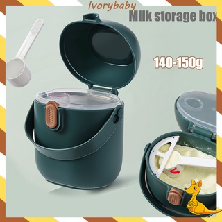 Image of Ivorybaby Tempat susu bubuk portabel Wadah kotak susu bubuk bayi penyimpanan Sealed Anti Tumpah