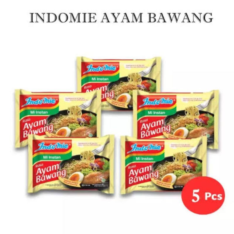 

Hemat 5 Pcs Indomie Rasa Ayam Bawang