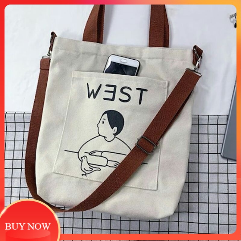 tas tote bag wanita import branded Tas Totebag Unisex