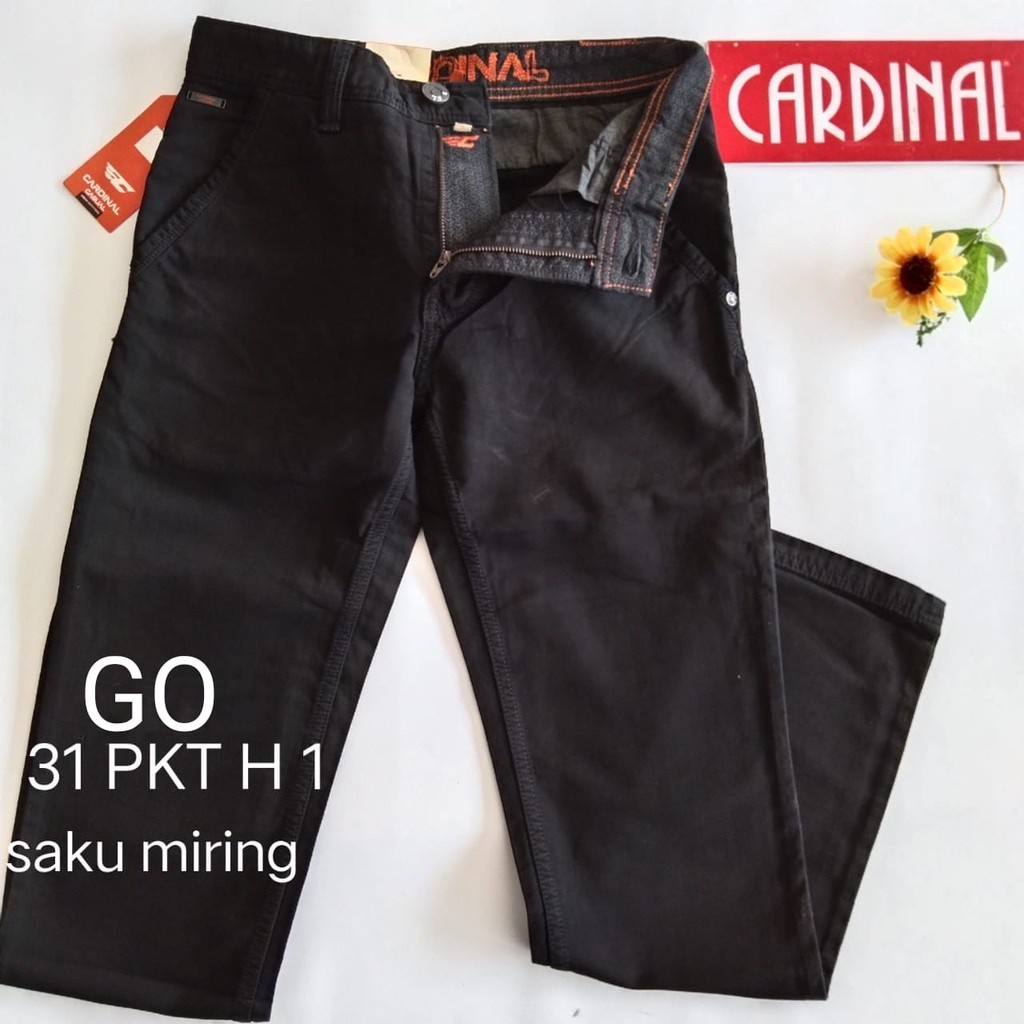 BB 31-PKT CARDINAL CASUAL CELANA POCKETS PANJANG Pria Fashion Laki Brand Kekinian Celana Chino