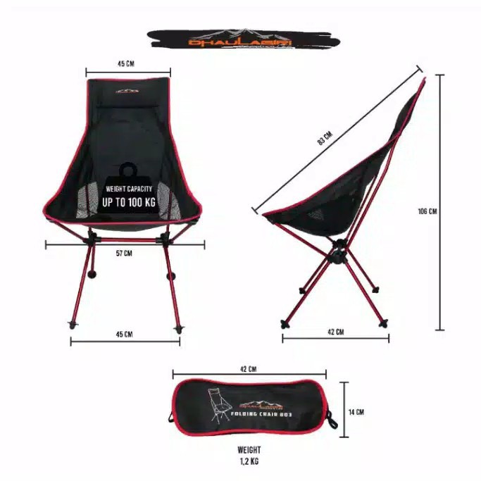 Kursi Lipat Fc 803 - Folding Chair Dhaulagiri