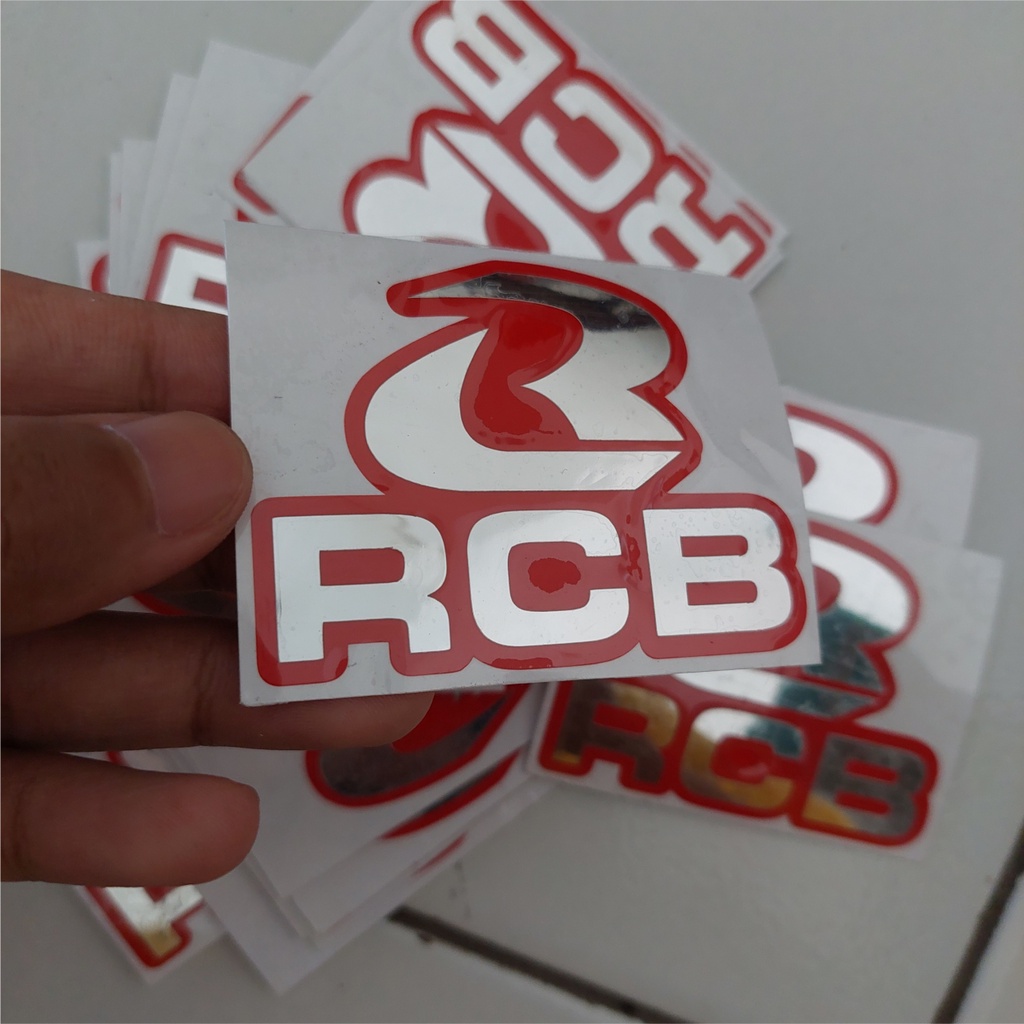 stiker sticker cutting RCB crom