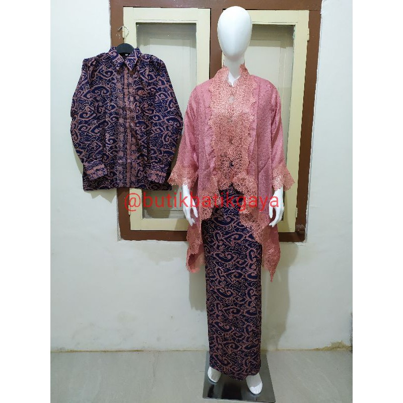 BATIK TRUSMI | SET OUTER KANAYA MEGAMENDUNG VISCOSE BATIK CAP