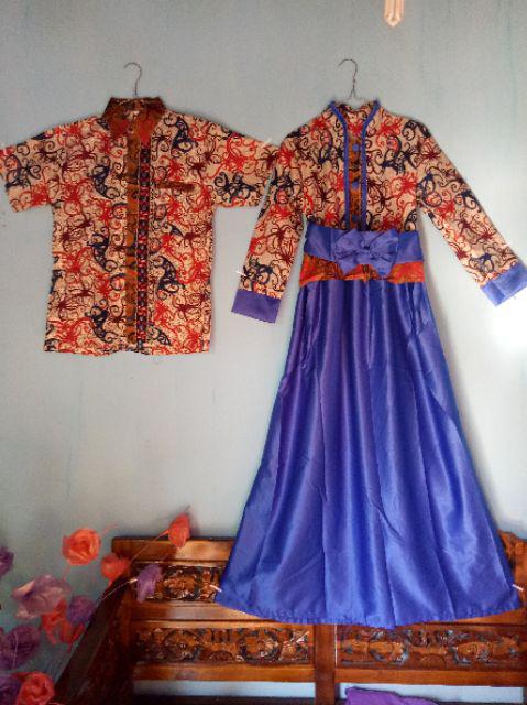 Maura Couple - Sania Ruffle Batik Couple Ori Ndoro Jowi Dnt Garansi Termurah Shopee - Batik Couple