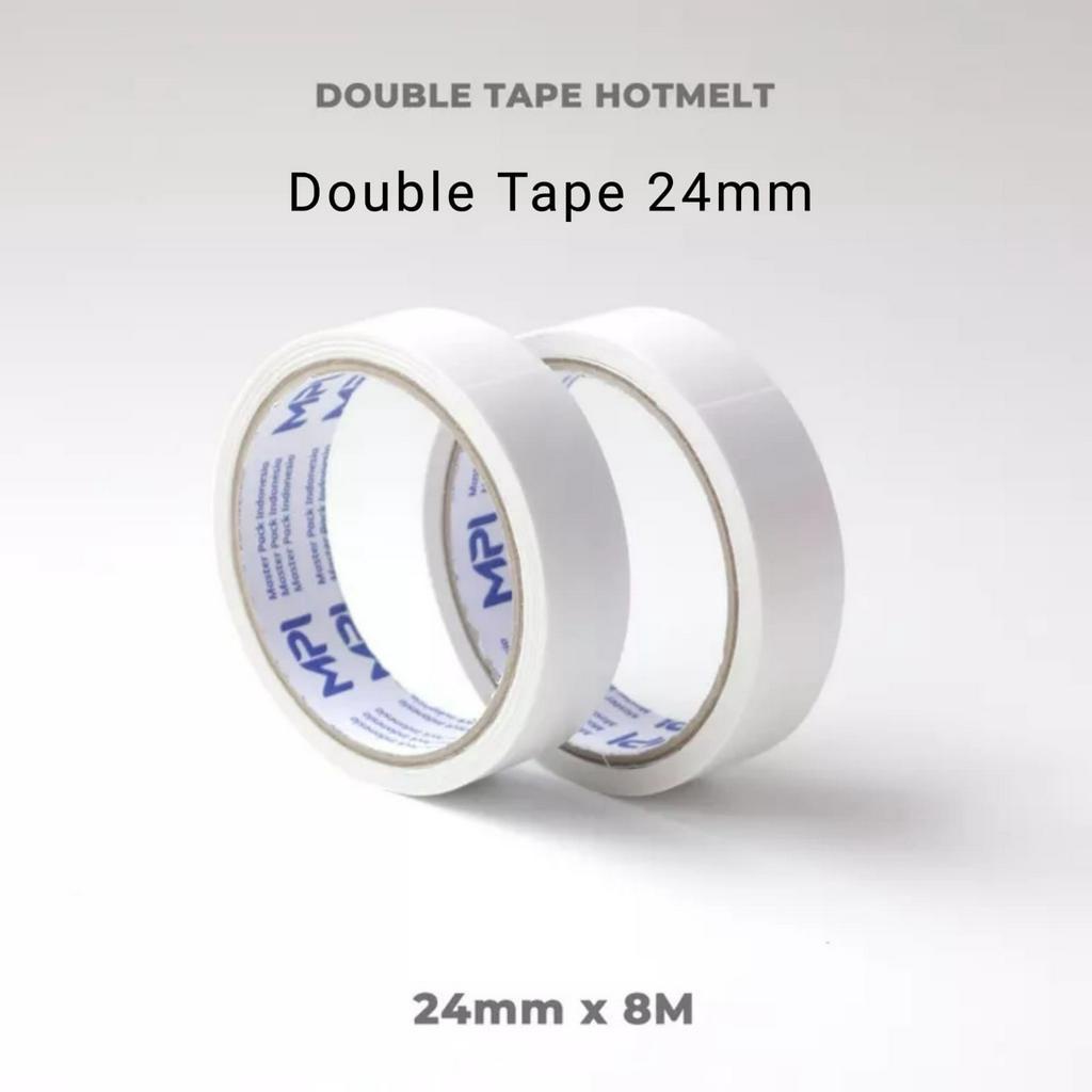 Double Tape Kertas 6mm - 12mm - 24mm