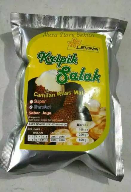 

Promo Keripik Kripik Buah Salak 100 Gr Oleh - Oleh Camilan Khas Malang