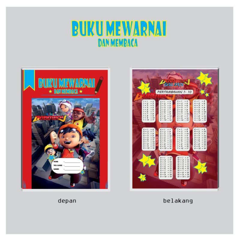

Buku Mewarnai dan baca anak