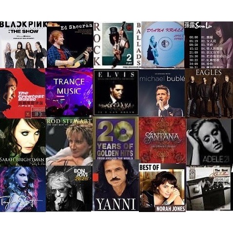 {suhadistore} lagu audiophile flac wav  dsd dalam hardisk 8TB - 8000 album Murah