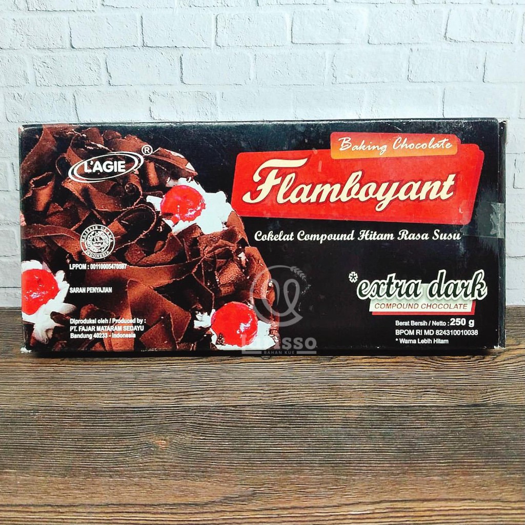 

L'AGIE FLAMBOYANT KOTAK COKLAT COMPOUND 250GR EXTRA DARK