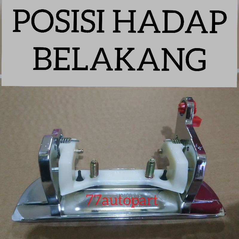 Handle pintu bagasi rush terios 2006 sampai 2016 chrome