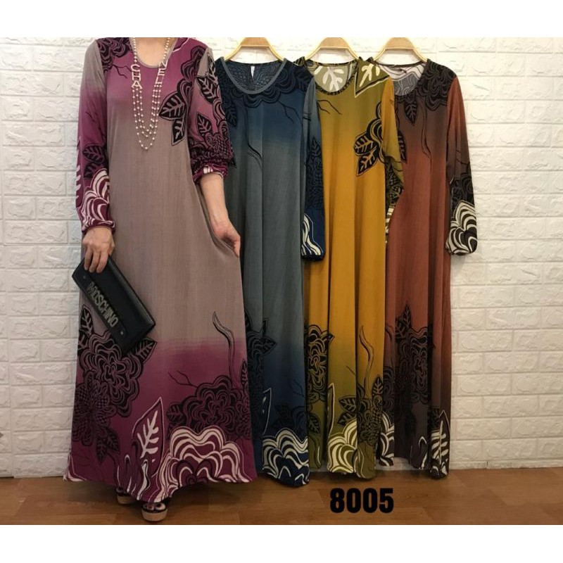 gamis kaos korea premium/gamis syari terbaru/dress homey murah