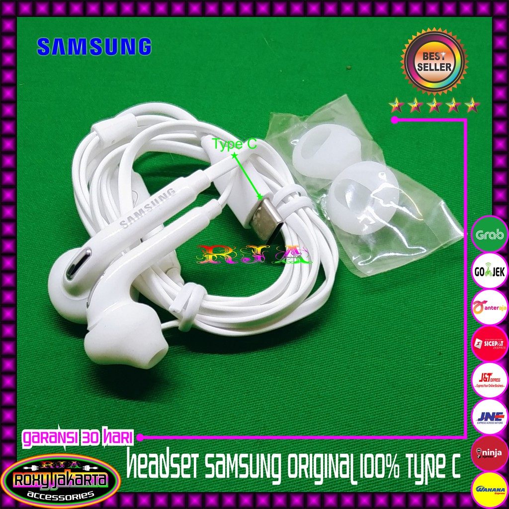 Headset Earphone Samsung Galaxy A80 Type C ORIGINAL 100%