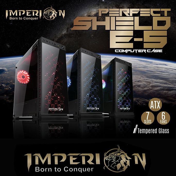 Casing pc imperion Perfect shield E5 - Pc Case Komputer Shield E-5