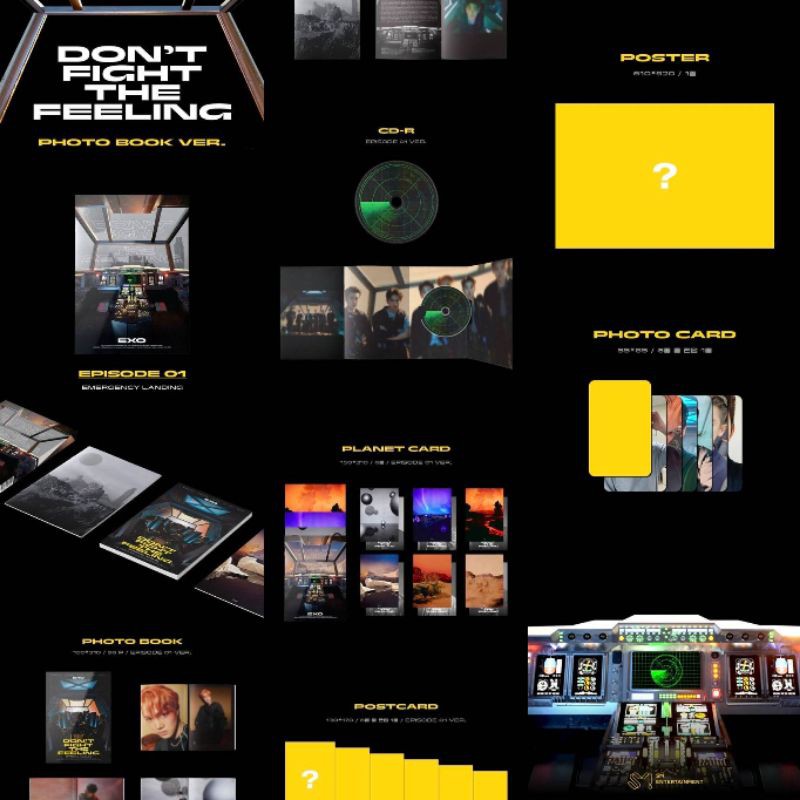 PO EXO COMEBACK ALBUM DON'T FIGHT THE FEELING