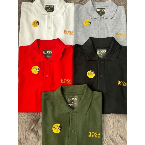 Hg B** logo polo shirt