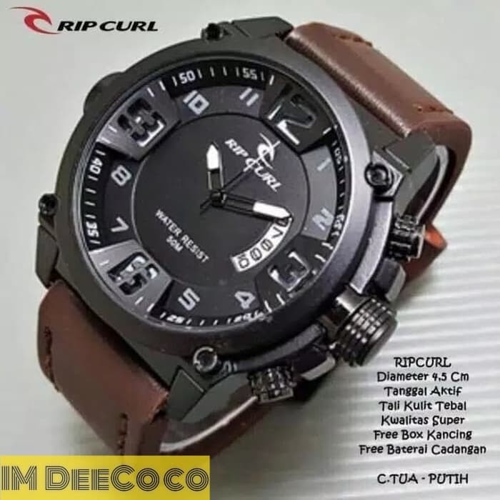 Jam Tangan Cowo Terbaru Anti Karat Kekinian Awet Best Seller Pria D4F1 Terlaris Cowok Nyaman Dipakai