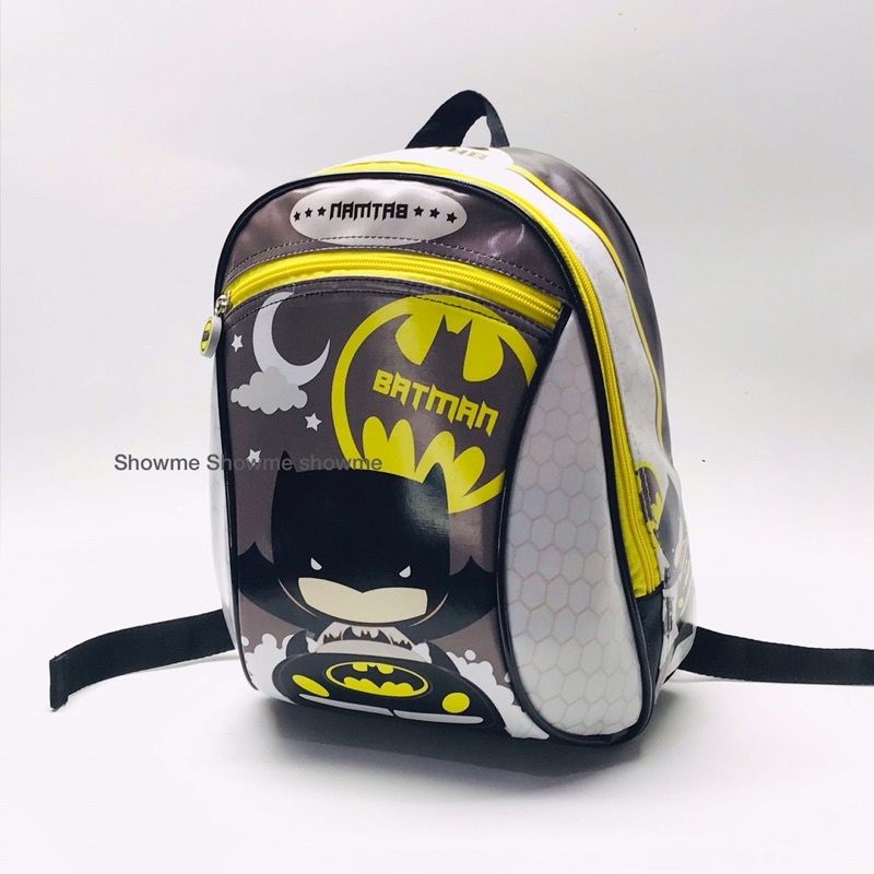 Showme Tas Ransel Anak Sekolah PAUD - Tk - Playground - BATMAN CUTE