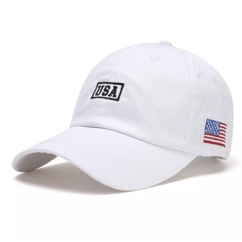 Topi USA Import New Stayle Baseball America Snapback Pria dan Wanita Casual Unisex/Topi Bendera