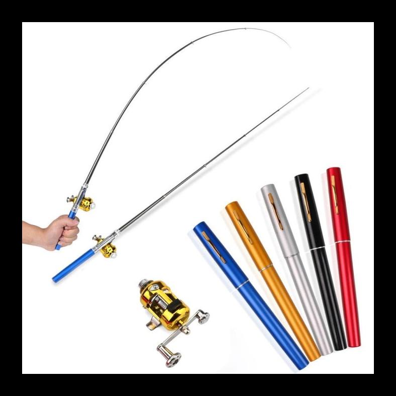 READY STOK PANCINGAN PULPEN MINI FISHING ROD PEN JORAN PANCING PULPEN PANCINGAN ALAT PANCING MURAH T
