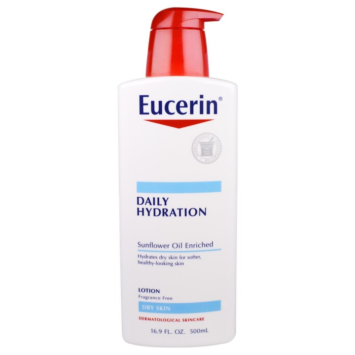 Eucerin Daily Hydration Lotion, Fragrance Free 500 ml - Body Lotion