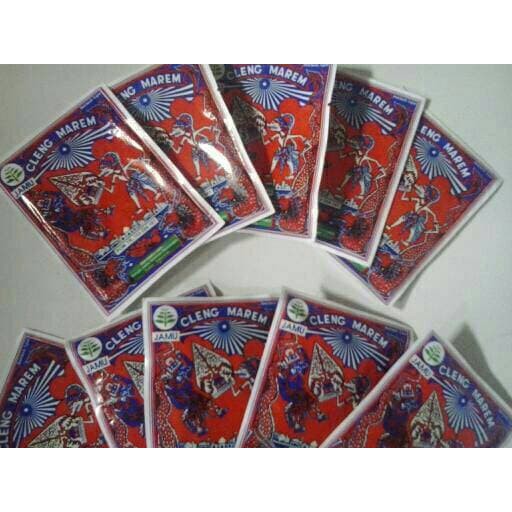 Jamu wayang cap becak cleng marem - ju379