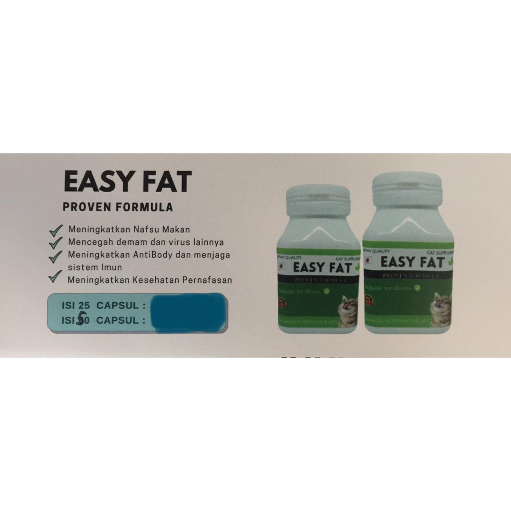 Vitamin Bulu Nafsu Makan Kucing Easy Fat Royal Cats Immune Support