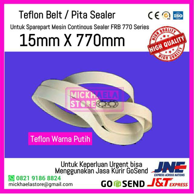 FRB 770 CONTINUOUS BAND SEALER TEFLON BELT PITA SEALER 15