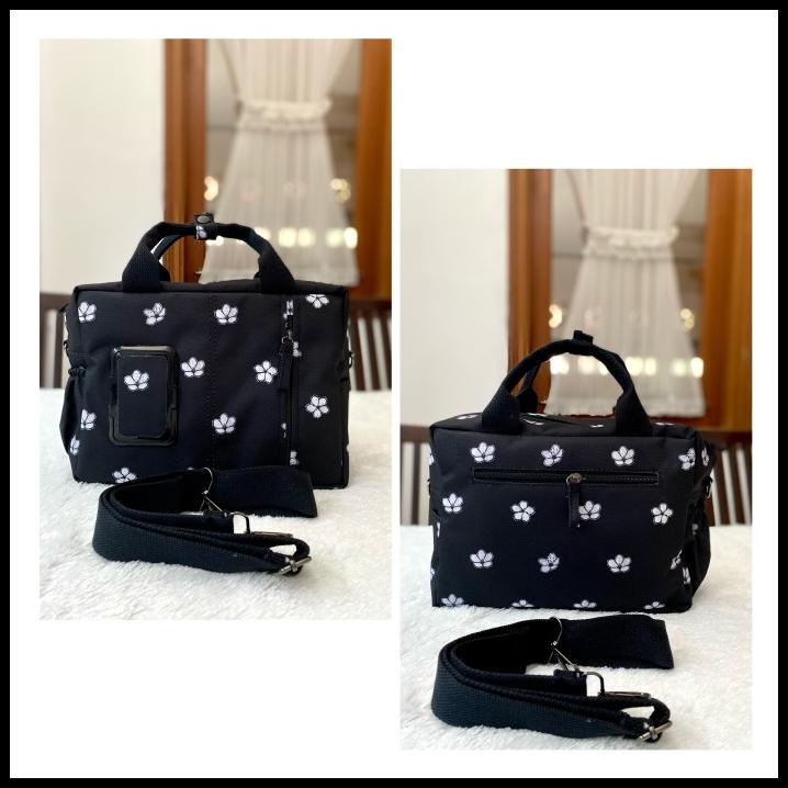 Bag Canvas - Free Tisu Kering Tisu Basah Tas Pouch New Normal 4 In 1 Canvas