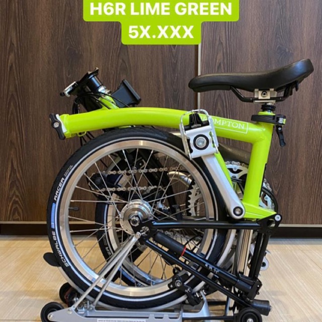 Brompton H6R Lime Green NEW 00 Ready stock