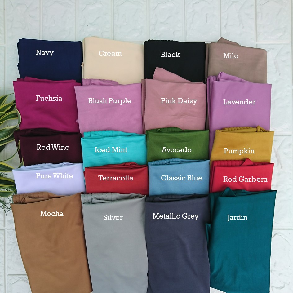 Jilbab Jersey Hijab Instan Bergo Antem Kerudung Pet Anti Tembem original-2