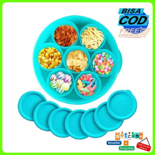 TOPLES SET PENYIMPANAN MAKANAN 8 PCS / TOPLES SET / TOPLES MEWAH / TOPLES SET / TOPLES PLASTIK