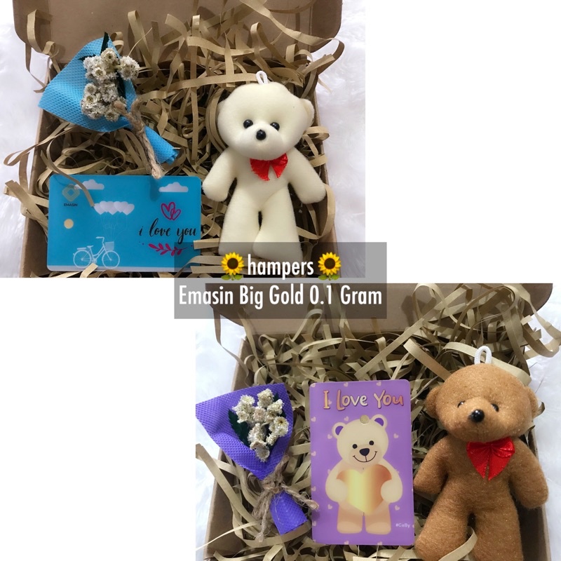 hampers emasin 0,1 gram big gold kado hadiah gift logam mulia