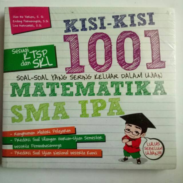 Kisi Kisi 1001 Soal Yang Sering Keluar Dalam Ujian Matematika Sma