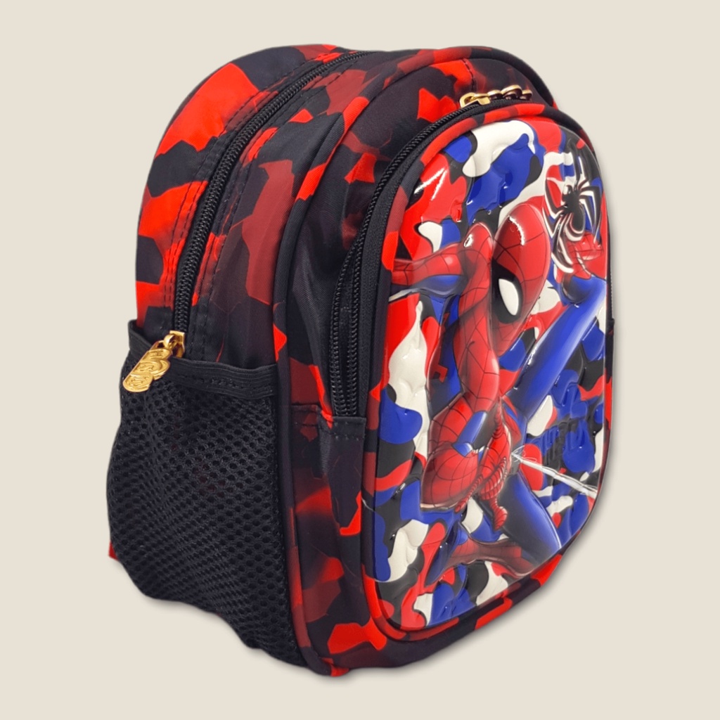 TAS RANSEL 3D ANAK PAUD PG KARAKTER SPIDERMAN