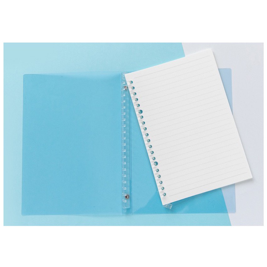 

RB CHIHIRO A5/B5 TRANSLUCENT SOFT LOOSE LEAF BINDER NOTEBOOK
