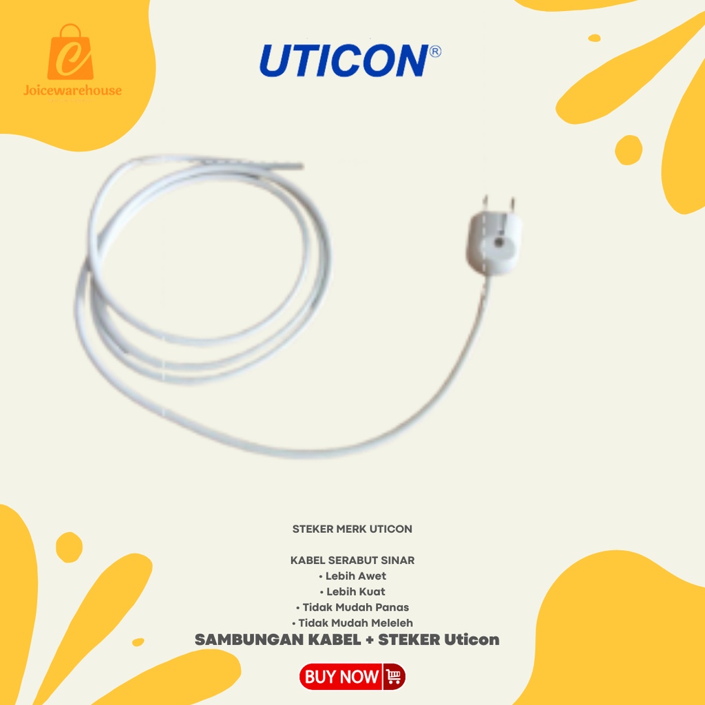 SAMBUNGAN KABEL + STEKER Uticon