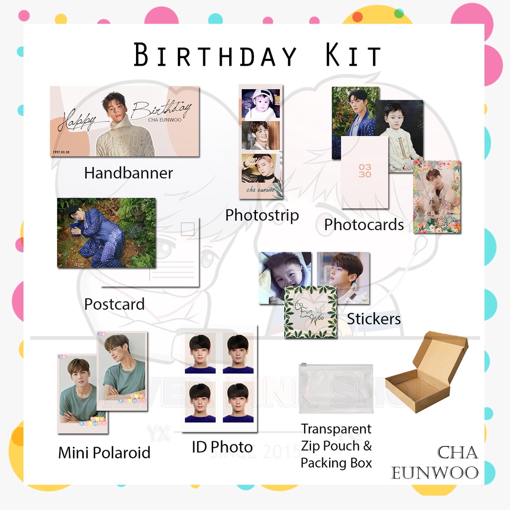 Birthday Kit Fankit Astro Cha Eunwoo
