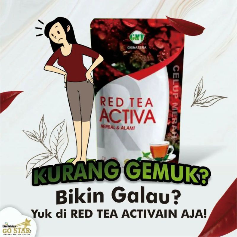 

Batrisyia Red Tea Activa / Teh Penggemuk Badan / Teh Urai Merah /Read Tea Activa Celup /Susah Makan / Penggemuk Badan