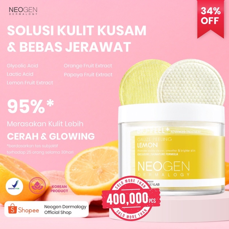 NEOGEN DERMATOLOGY BIO PEEL GAUZE PEELING LEMON