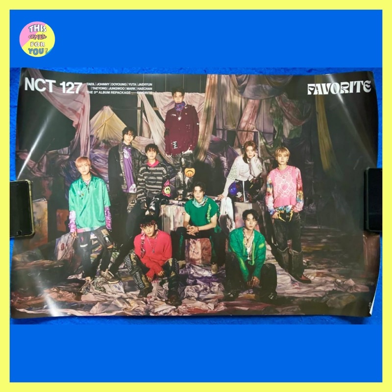 [READY] NCT 127 OFFICIAL REPACKAGE ALBUM FAVORITE - CATHARSIS VER. VERSION ROLLED POSTER ONLY WITH T